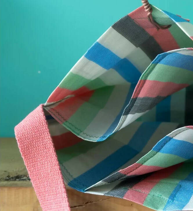 Reusable Large Shopping Bags - Eco-Friendly Handmade Bag for Work, Baby, or Outdoor Activities