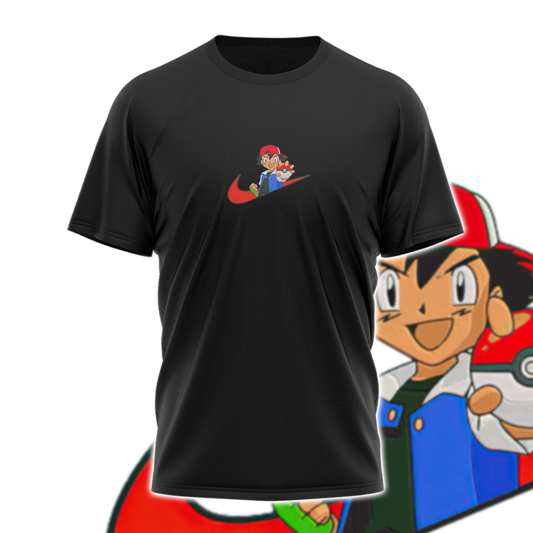 Ash Simple Swoosh Custom 2-Side Printed Hoodie