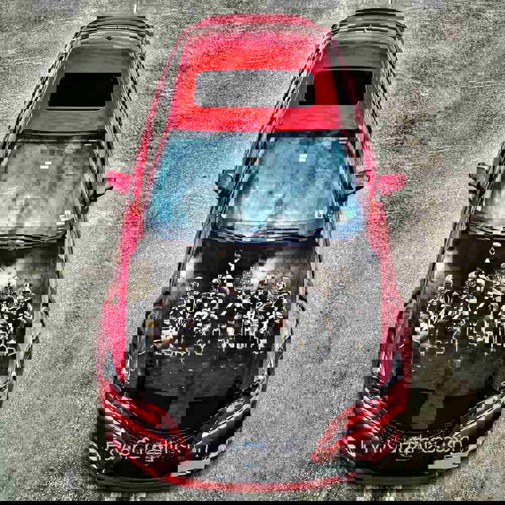 Pittsburgh Steelers Itasha Car Vinyl Hood Wrap Decal Sticker