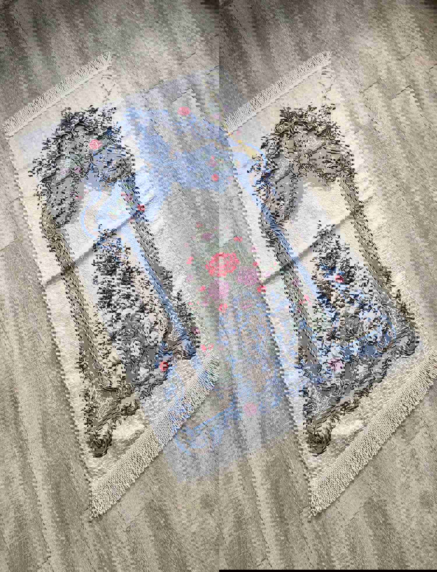 Lux Masjid Sultanahmet Prayer Mat | Premium Prayer Rug with Tasbih | Wedding & Islamic Gift