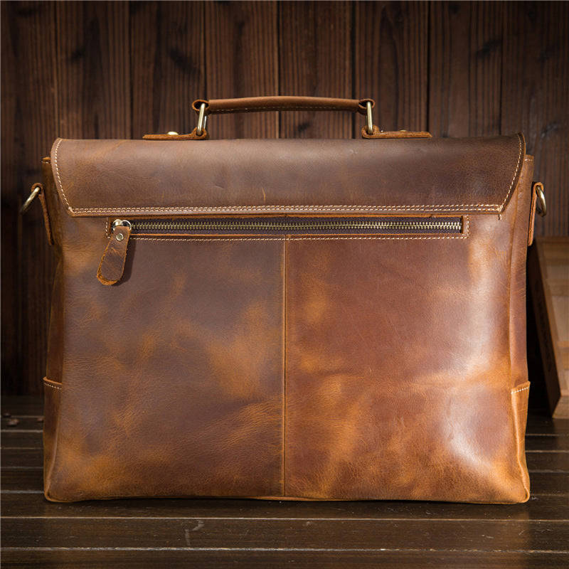 Genuine Leather Messenger Bag for Men - Stylish & Durable Crossbody Sling Bag