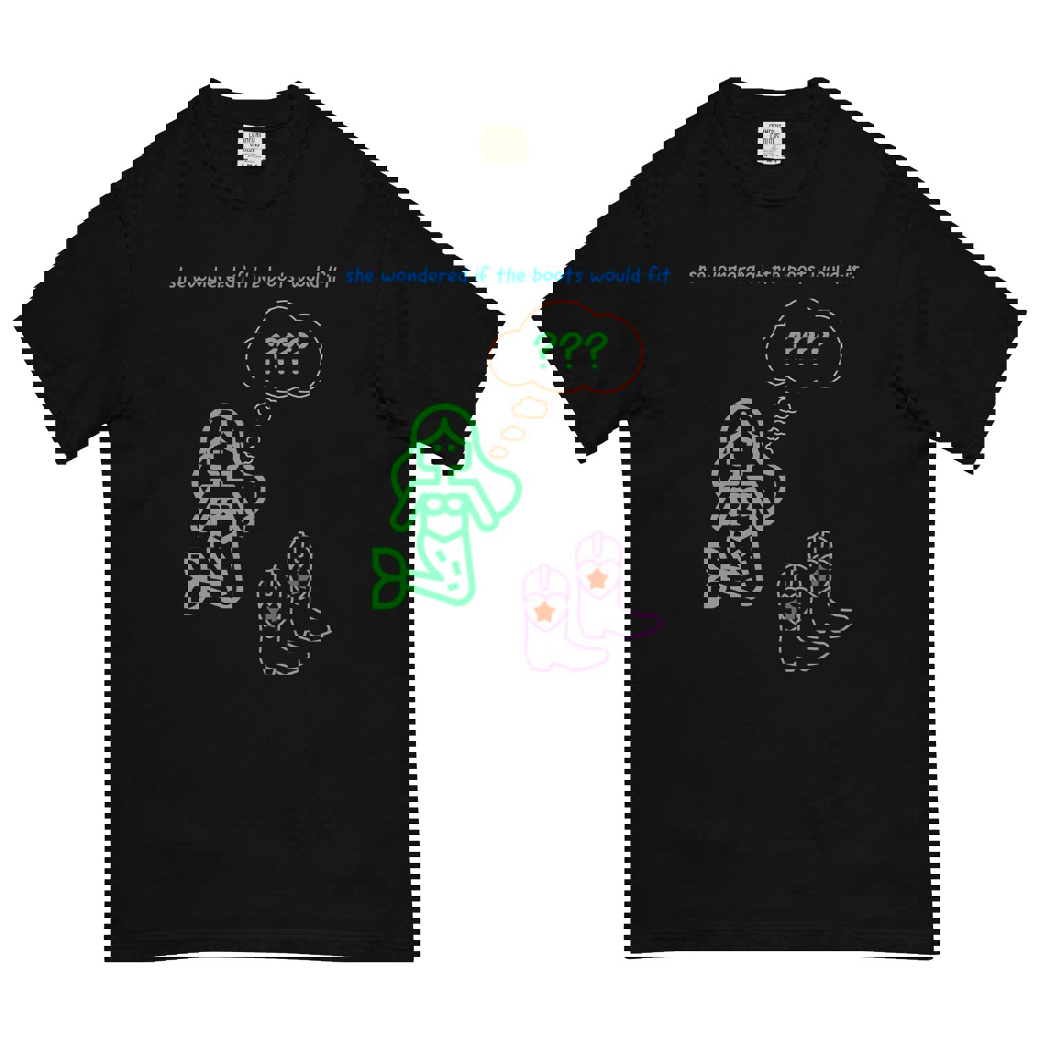 Mermaid Boots Garment-Dyed Heavyweight T-Shirt for Men