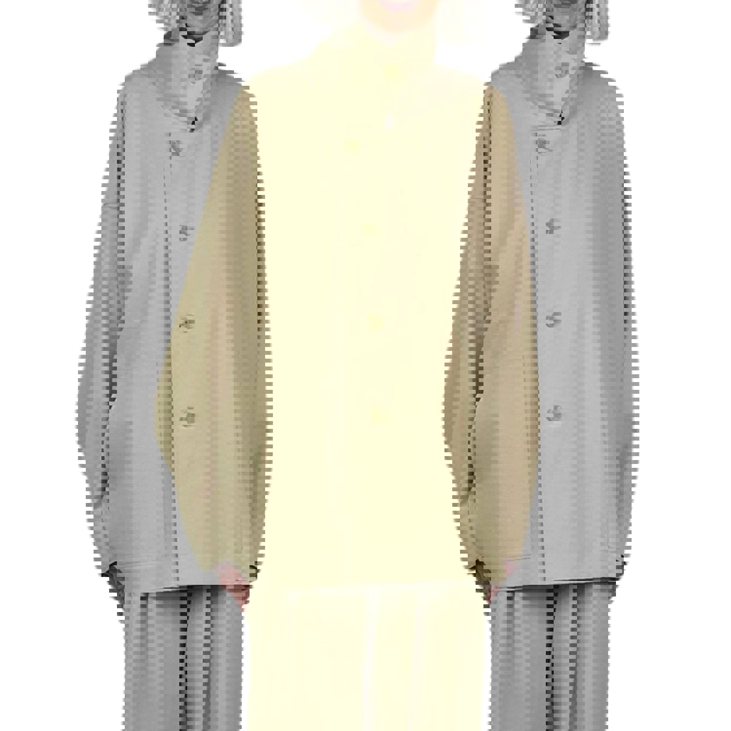 EASE WOOL CREPE CARDIGAN JACKET