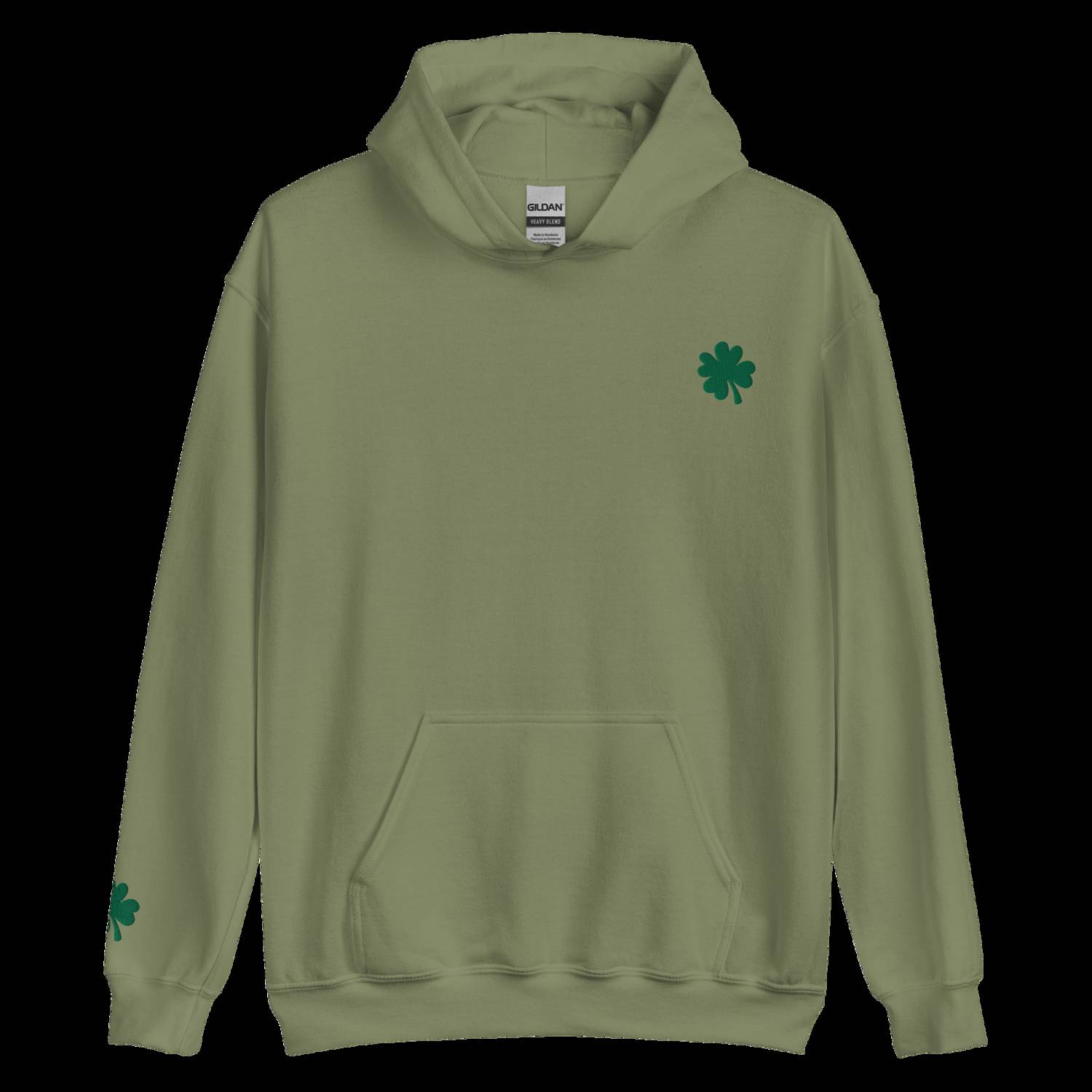 Luck On My Sleeve Hoodie (Olive)