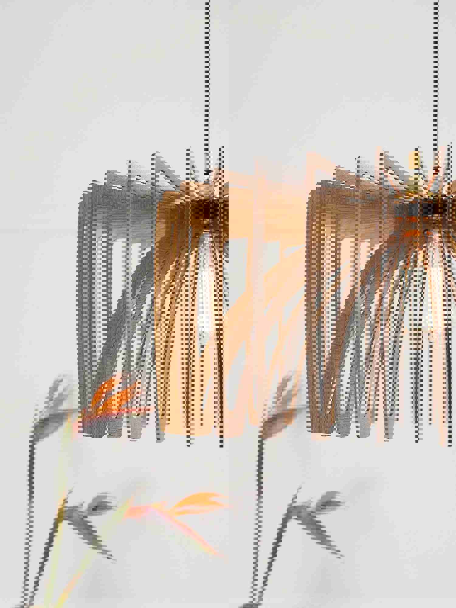 Arch Pendant Light - Handmade Wooden Contemporary Industrial Design