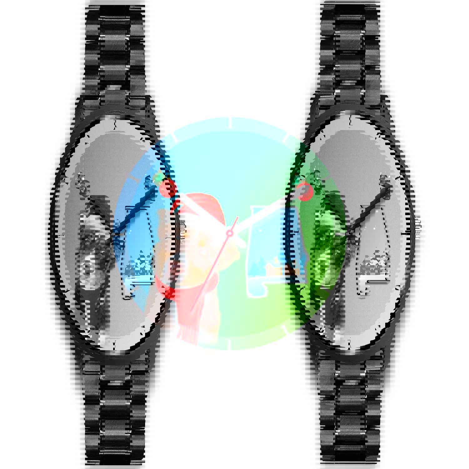 Miniature American Shepherd Alabama Christmas Special Wrist Watch