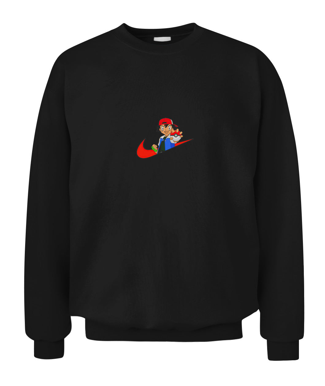 Ash Simple Swoosh Custom 2-Side Printed Hoodie