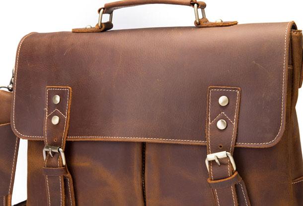 Genuine Leather Messenger Bag for Men - Stylish & Durable Crossbody Sling Bag