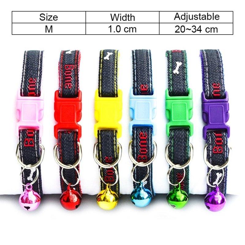 Adjustable Safety Cat Collar with Reflective Design for Small Dogs and Cats