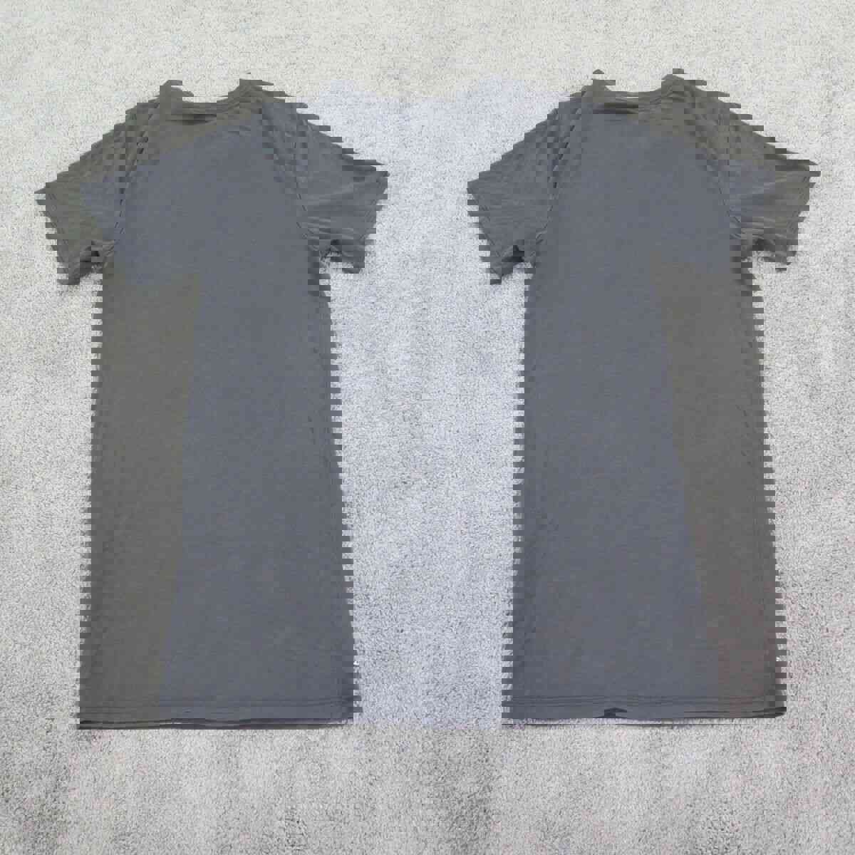 Nike Men's Small Gray Crew Neck Short Sleeve T-Shirt - Lightweight Outdoor Wear