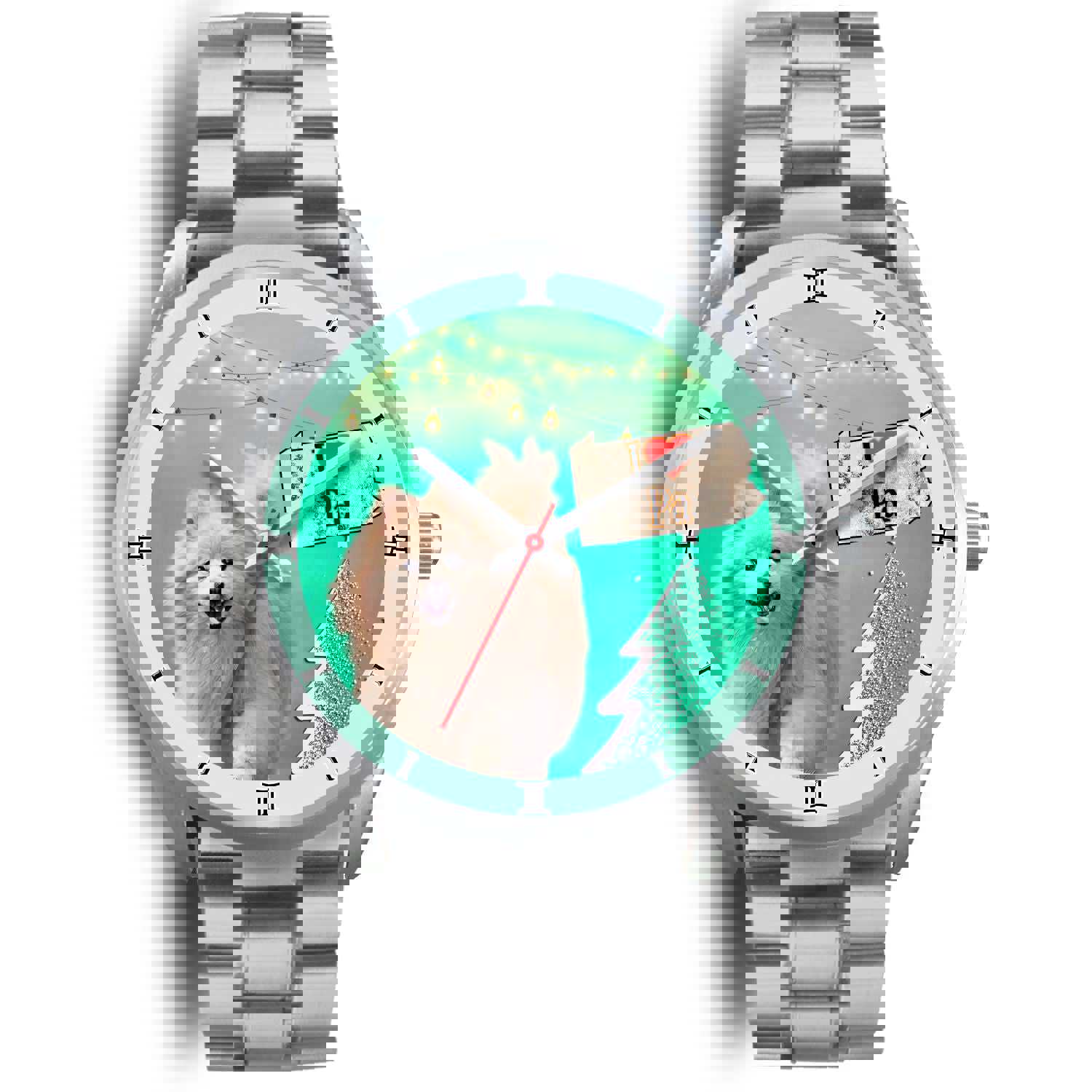 Cute Pomeranian Dog Pennsylvania Christmas Special Wrist Watch