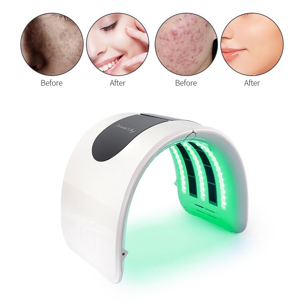 Red Light Therapy Mask - 6 Colors LED Facial Skin Care Device for Home Use
