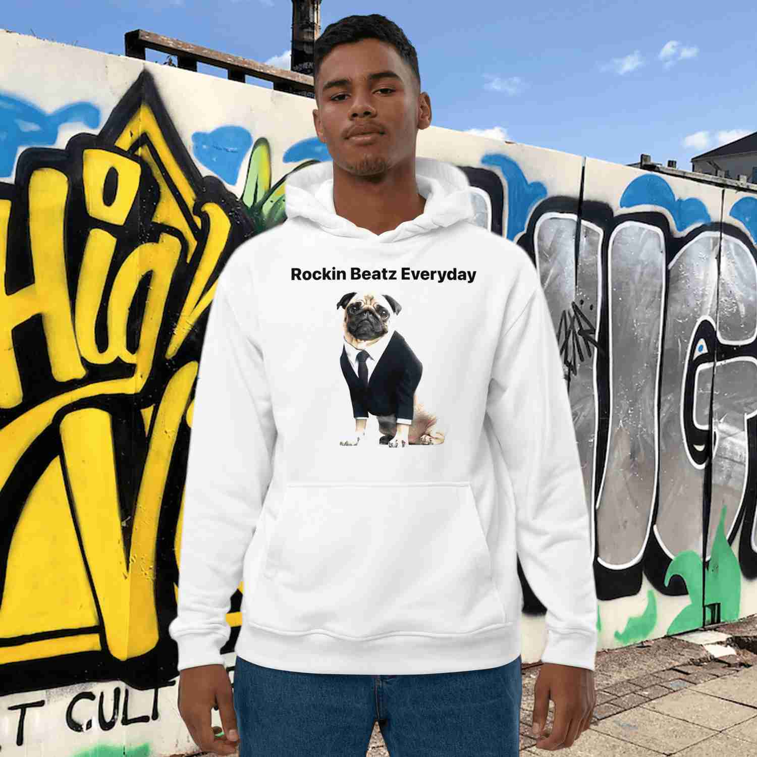 Rockin Beatz™ Premium Eco Hoodie - Organic & Recycled Streetwear