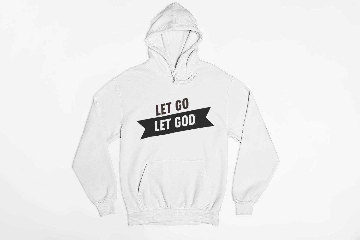 Let go, Let God Christian Faith Hoodie