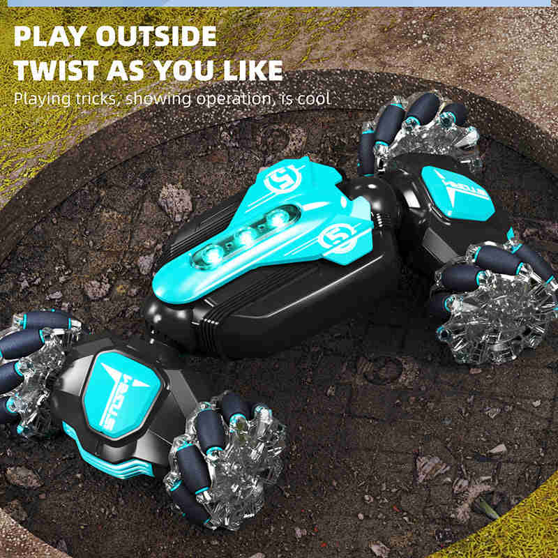 New Technology Torsion Stunt Car (Blue/White/Orange)