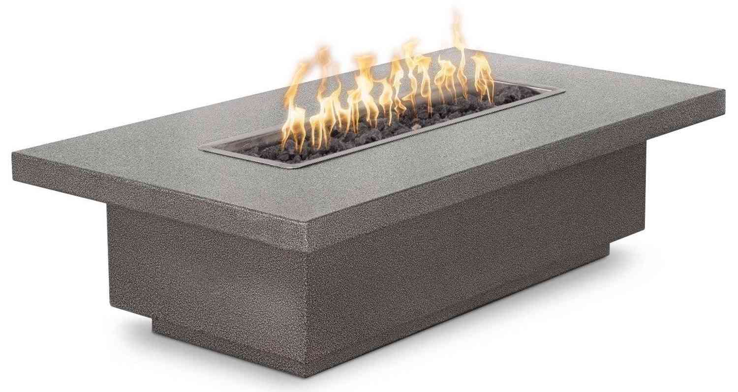 The Outdoor Plus 84 Rectangular Fremont Fire Table - Powder Coated Metal