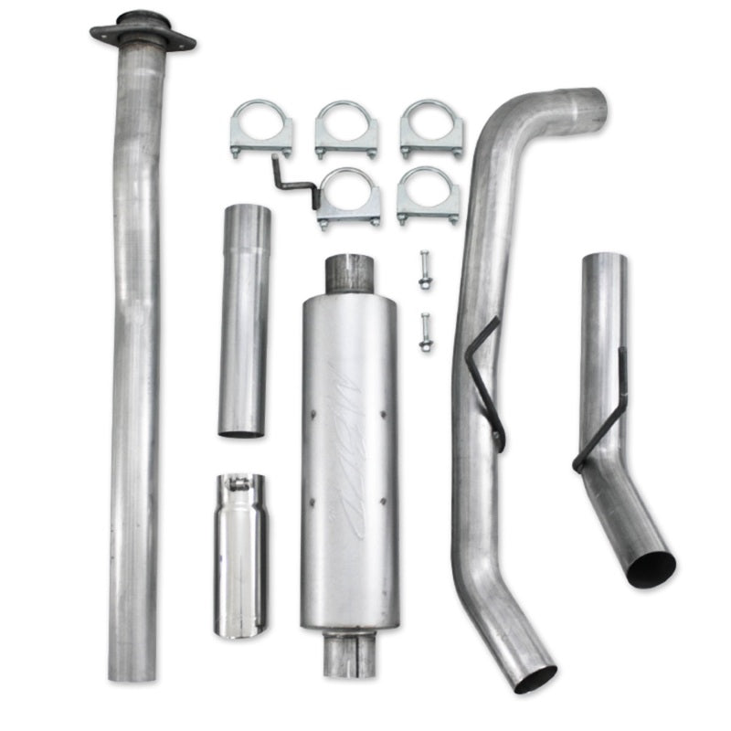 MBRP S5236AL 3 Inch Cat Back Exhaust System Single Side Exit Aluminized Steel For 11-14 Ford F-150 V6 EcoBoost