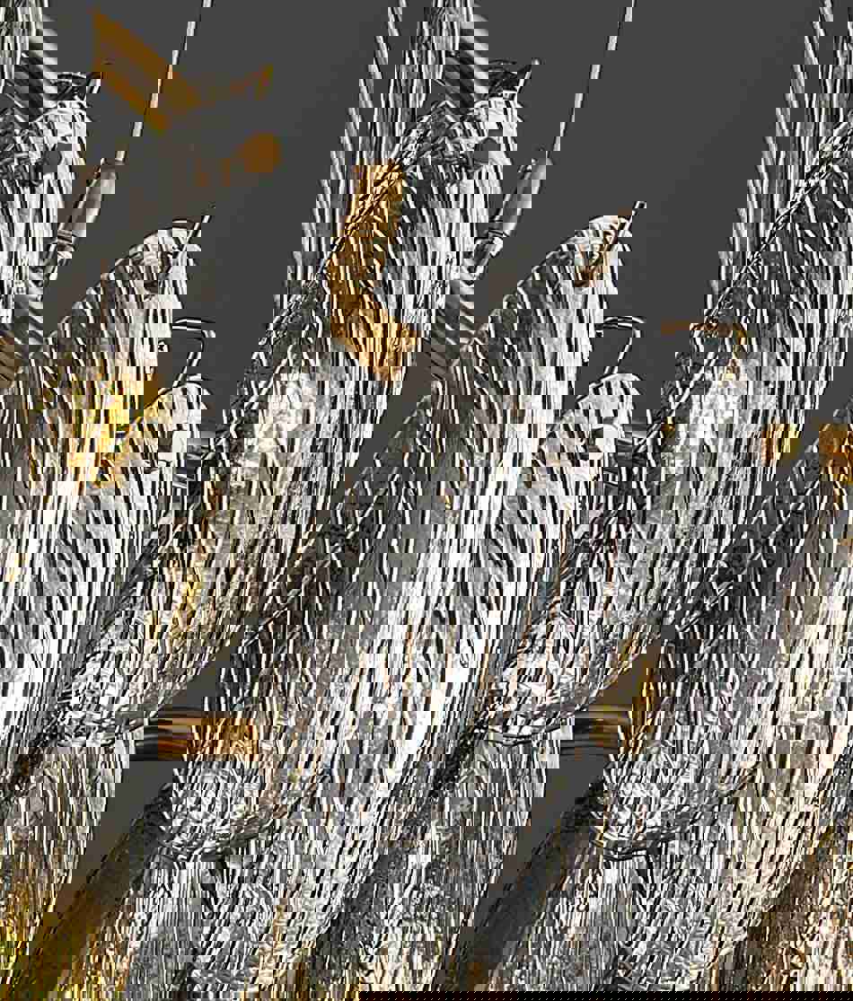 MIRODEMI® Smoke Gray/White Glass Rectangle Modern Chandelier for Kitchen Island