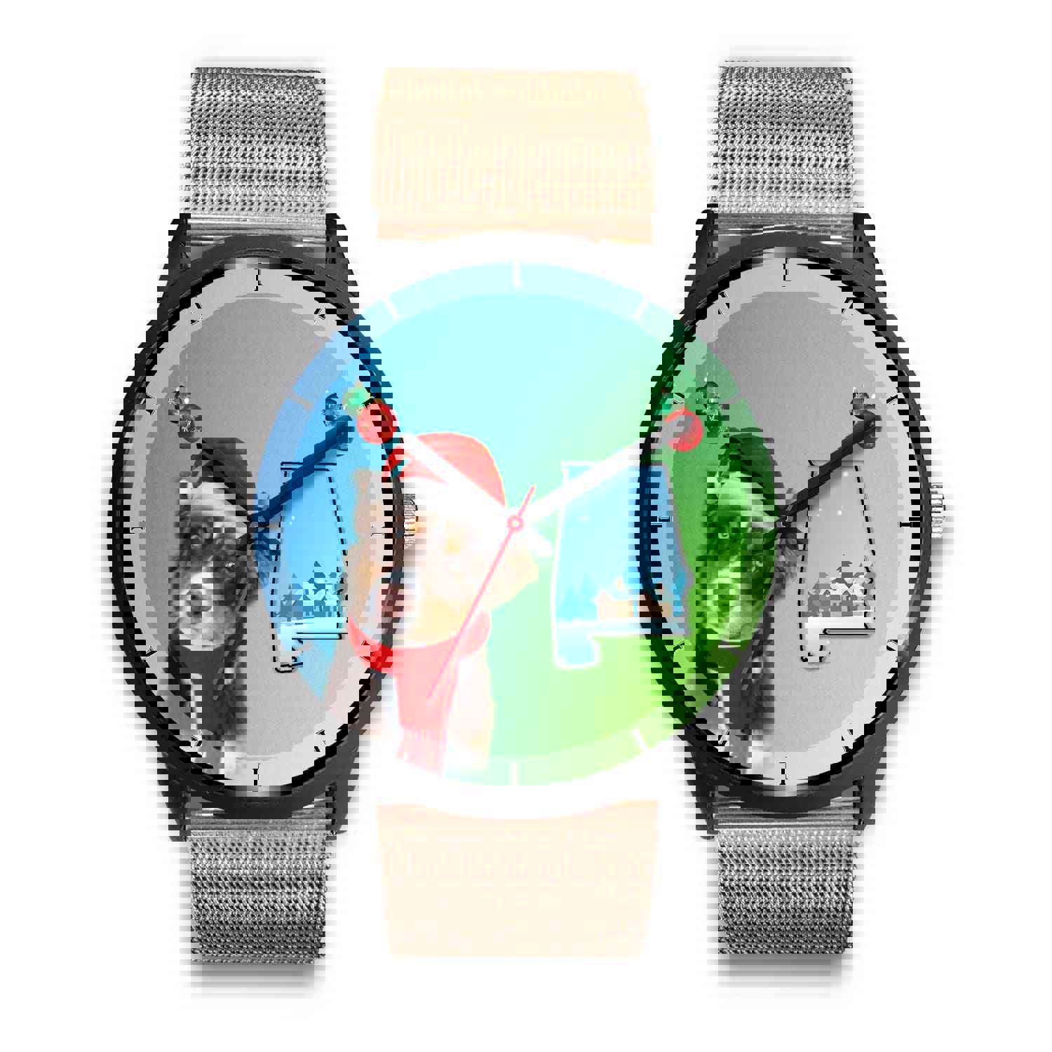 Miniature American Shepherd Alabama Christmas Special Wrist Watch