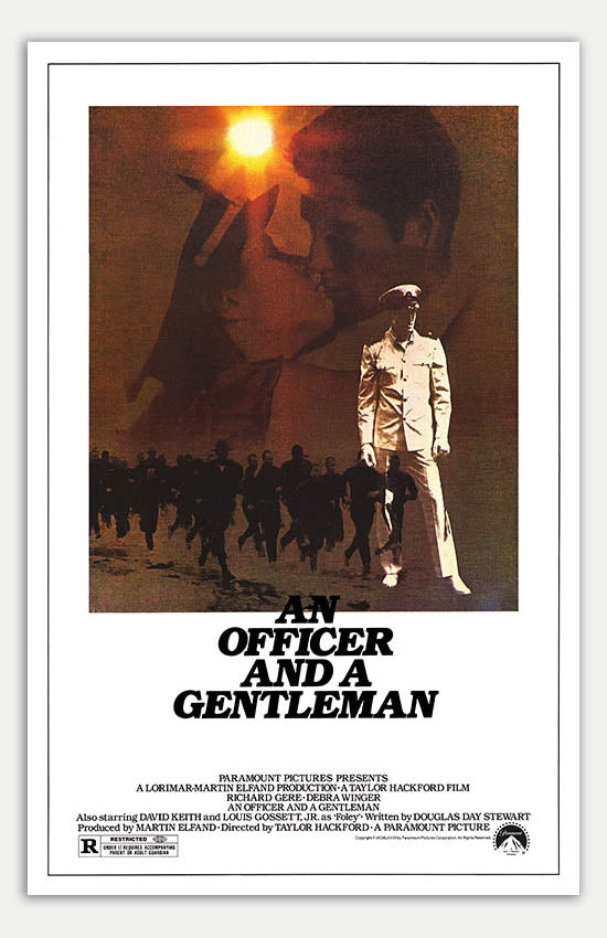 Officer and a Gentleman - 11 x 17 Movie Poster (1982 Reprint)