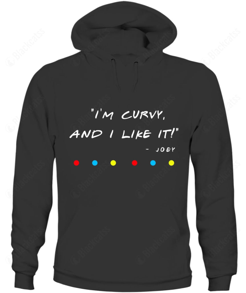 Im Curvy And I Like It Custom Graphic Apparel - Unisex Classic Fit Cotton T-Shirt
