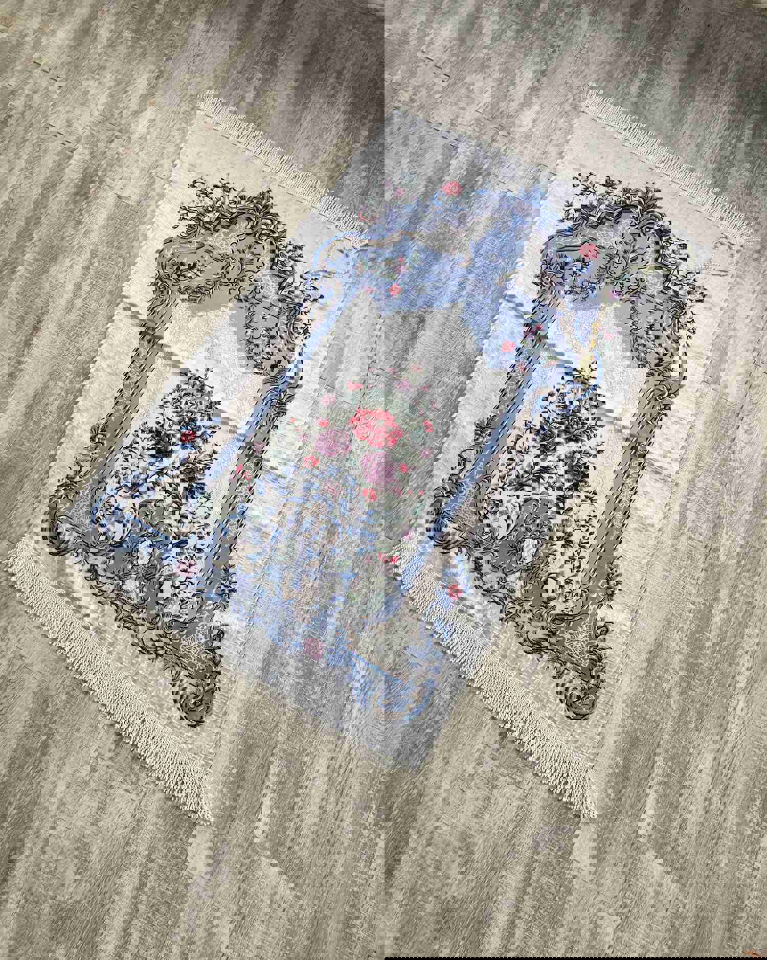 Lux Masjid Sultanahmet Prayer Mat | Premium Prayer Rug with Tasbih | Wedding & Islamic Gift