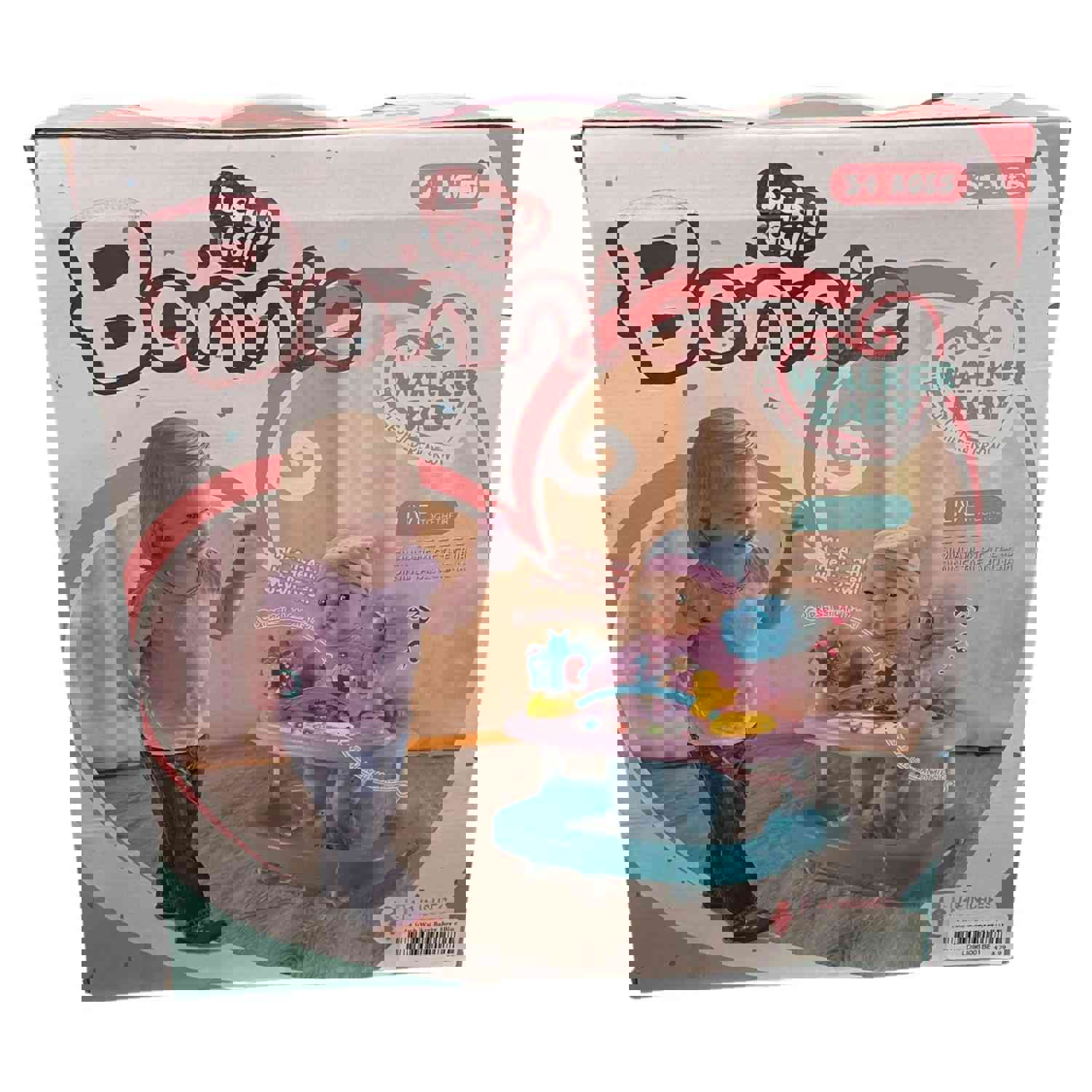 Interactive Talking Baby Doll with Light Up Toy Walker