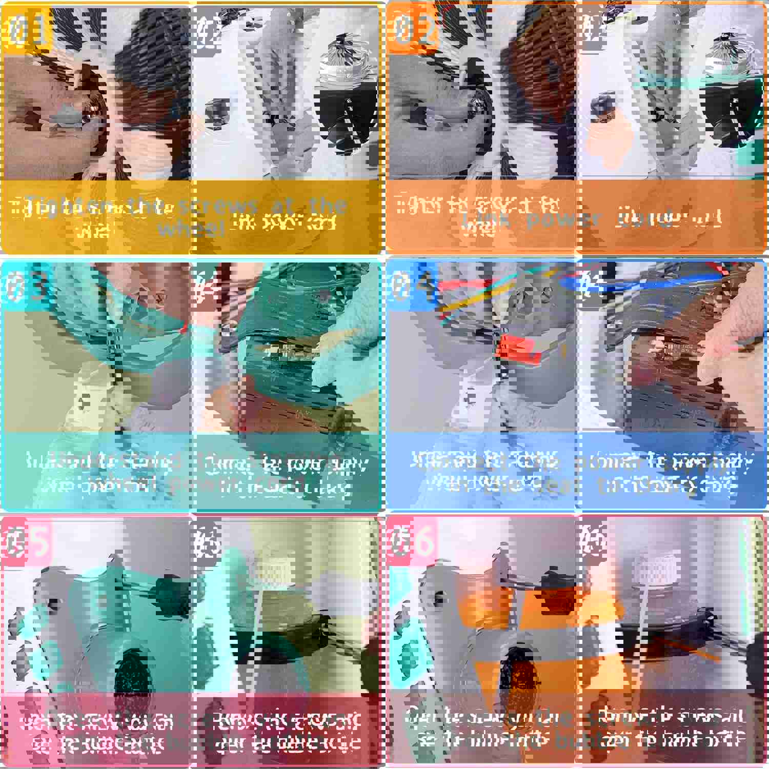 Didida 6V Dual Drive Kids Ride on Car with Automatic Bubble Function and Fun Accessories