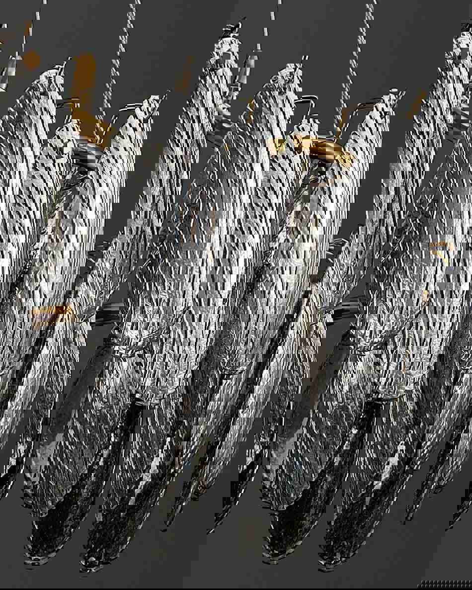 MIRODEMI® Smoke Gray/White Glass Rectangle Modern Chandelier for Kitchen Island