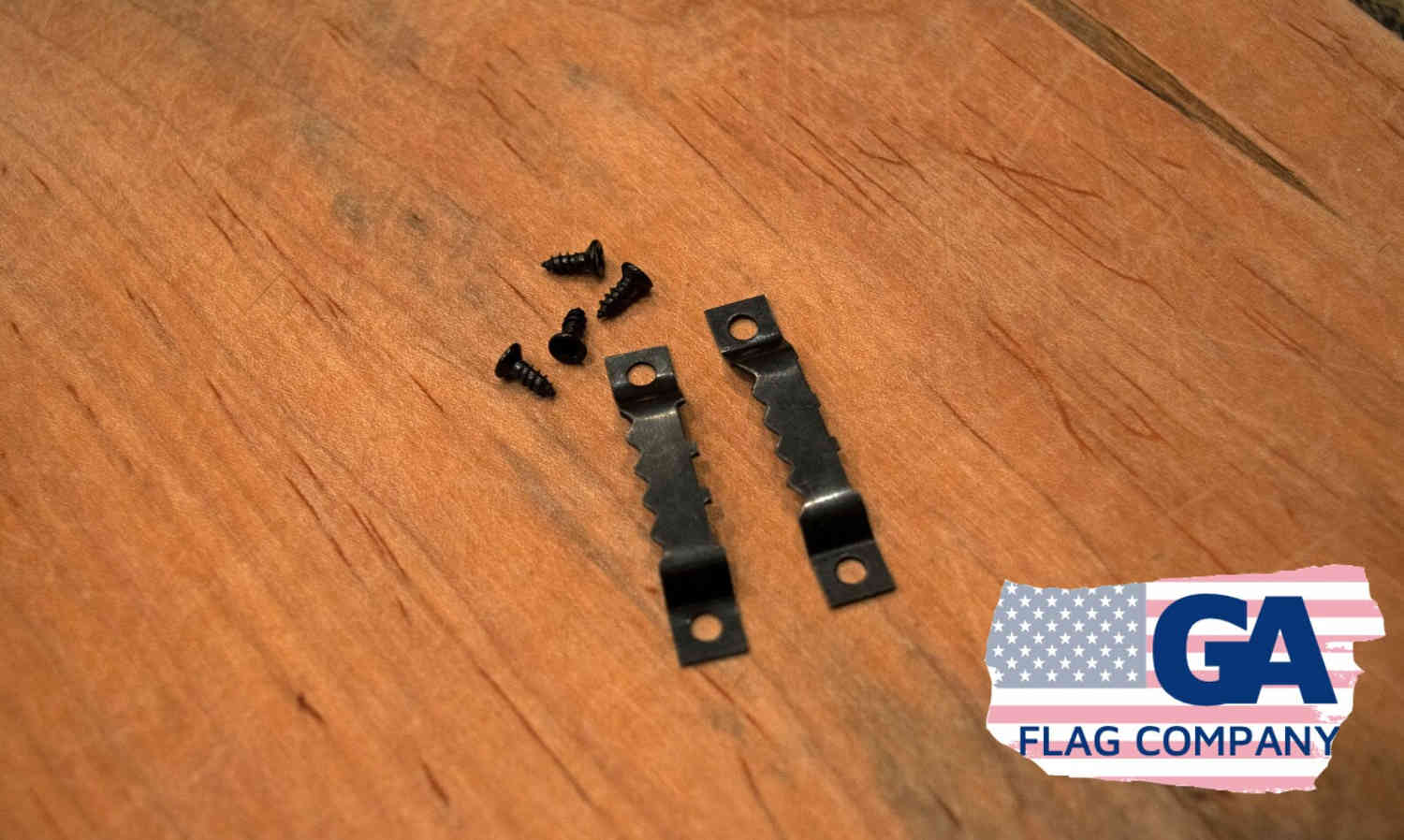 Motorcycle American Wood Flag - Patriotic Motorcycle Decor & Gift