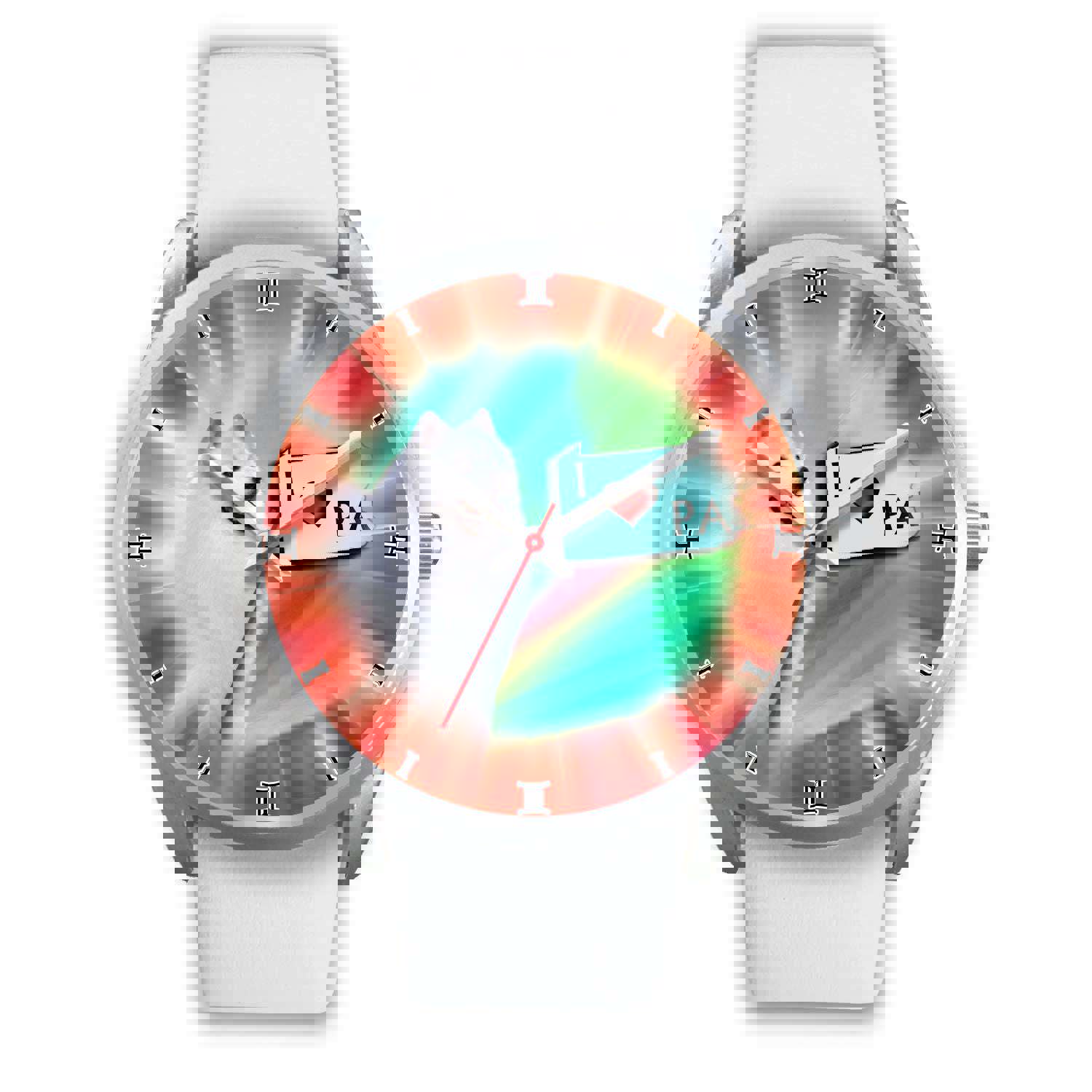 Cheerful American Eskimo Dog Pennsylvania Christmas Special Wrist Watch