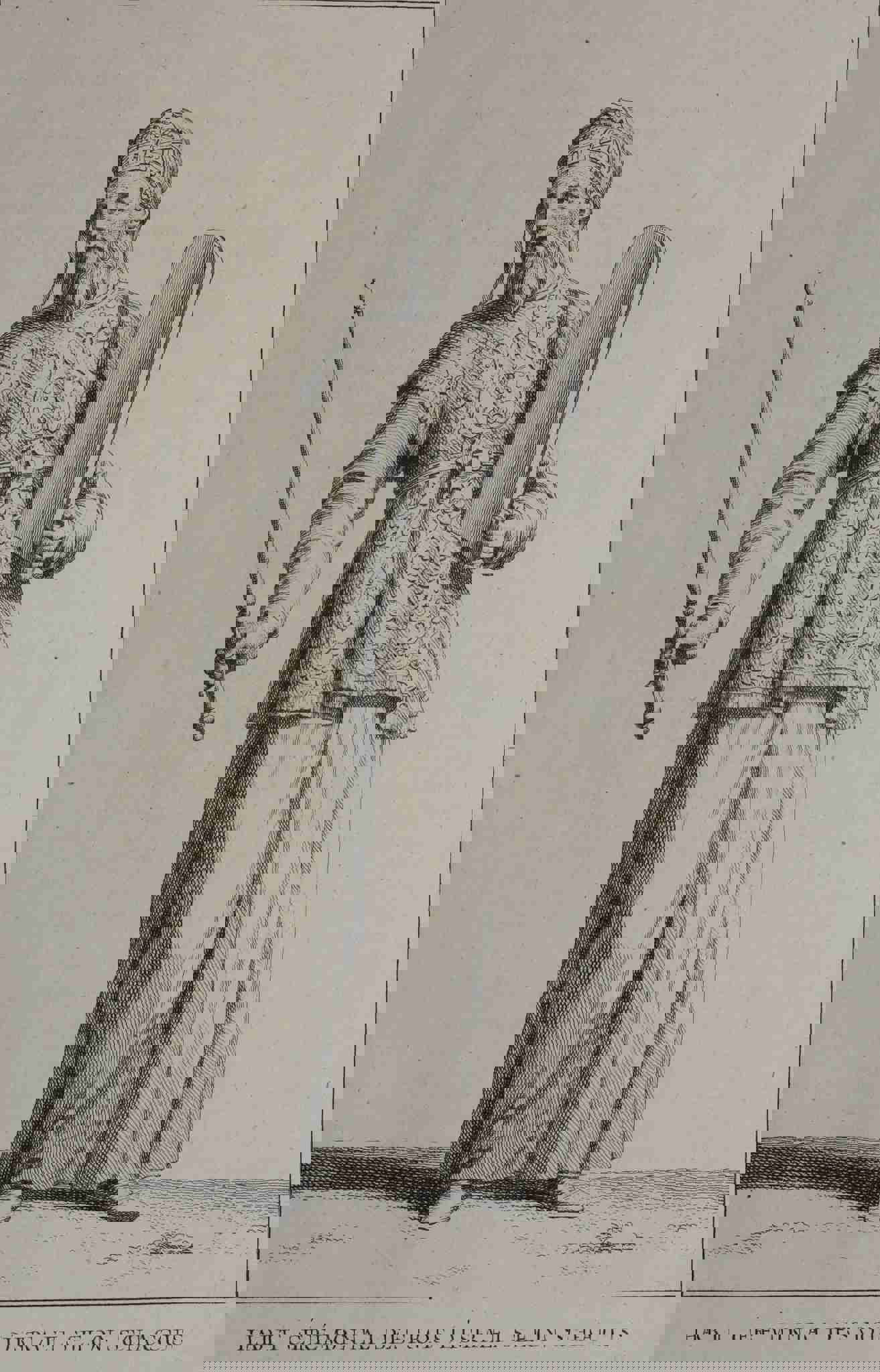 Augustin Calmet. Ceremonial Robes of the Kings of Israel. Engraving. 1722.