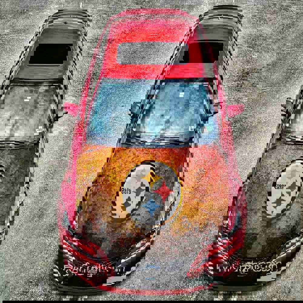 Pittsburgh Steelers Itasha Car Vinyl Hood Wrap Decal Sticker