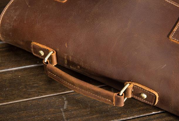 Genuine Leather Messenger Bag for Men - Stylish & Durable Crossbody Sling Bag