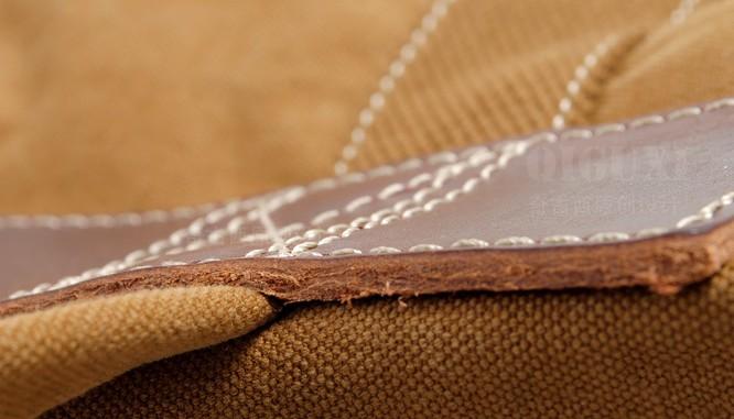 Men's Waxed Canvas Weekender Bag - Durable Travel & Overnight Bag
