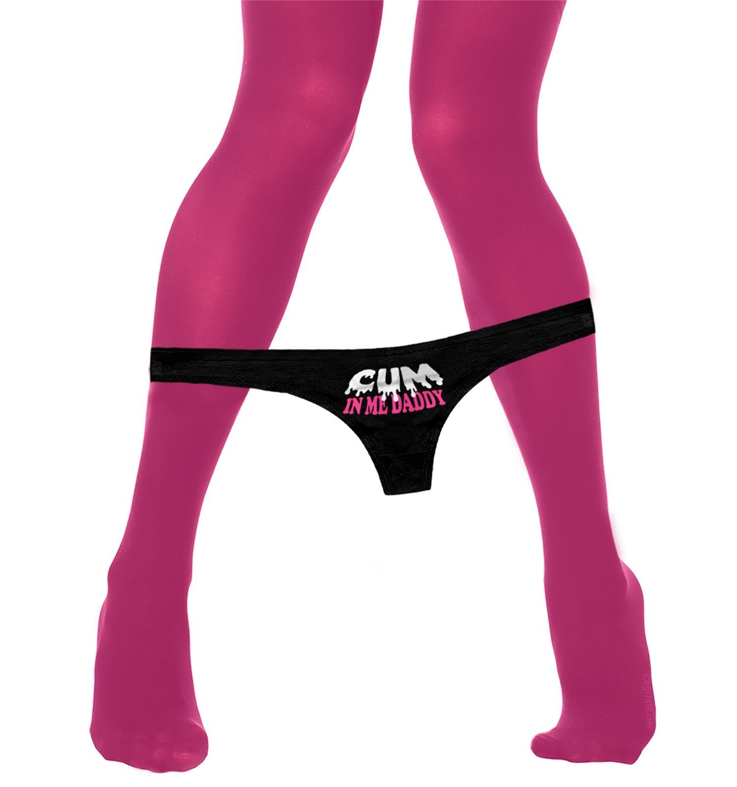 Cum In Me Daddy Thong Panties DDLG Womens Thong Panties