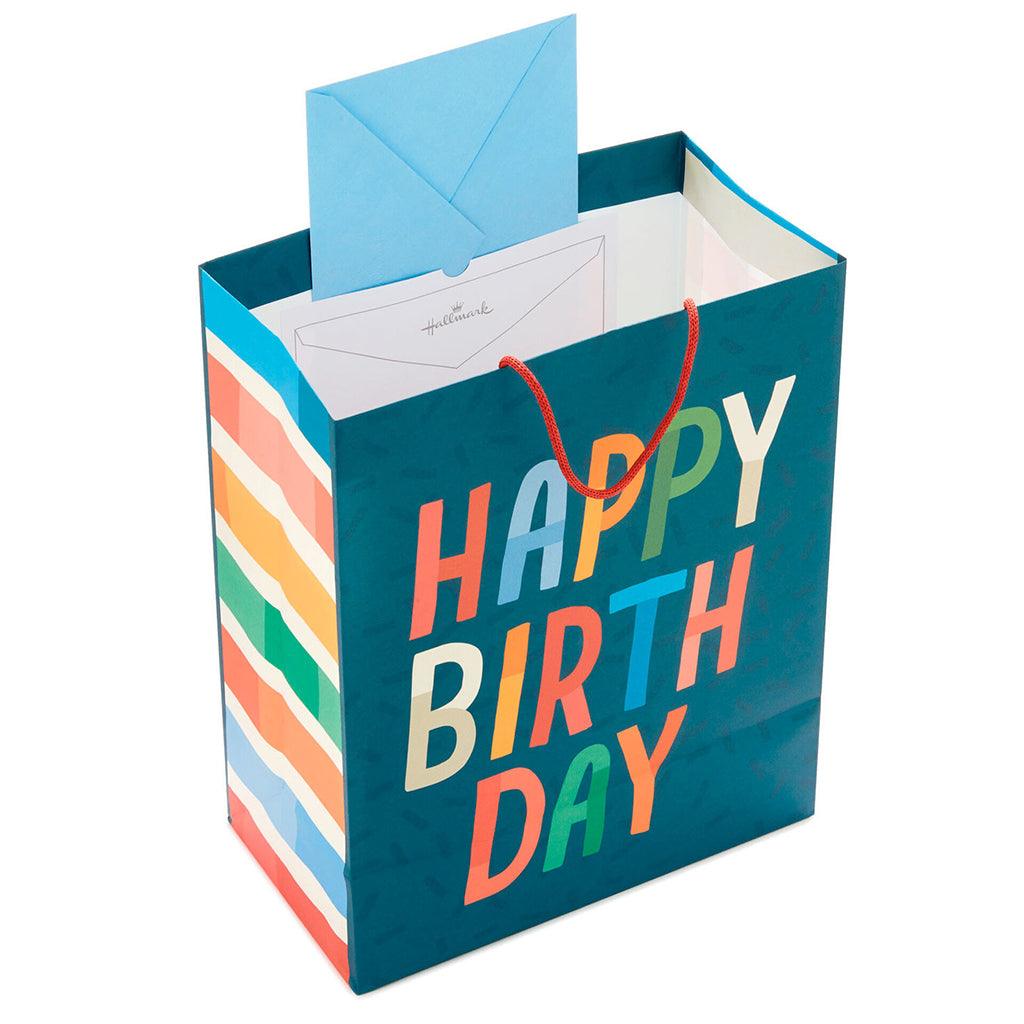Hallmark 13 Happy Birthday on Blue Large Gift Bag