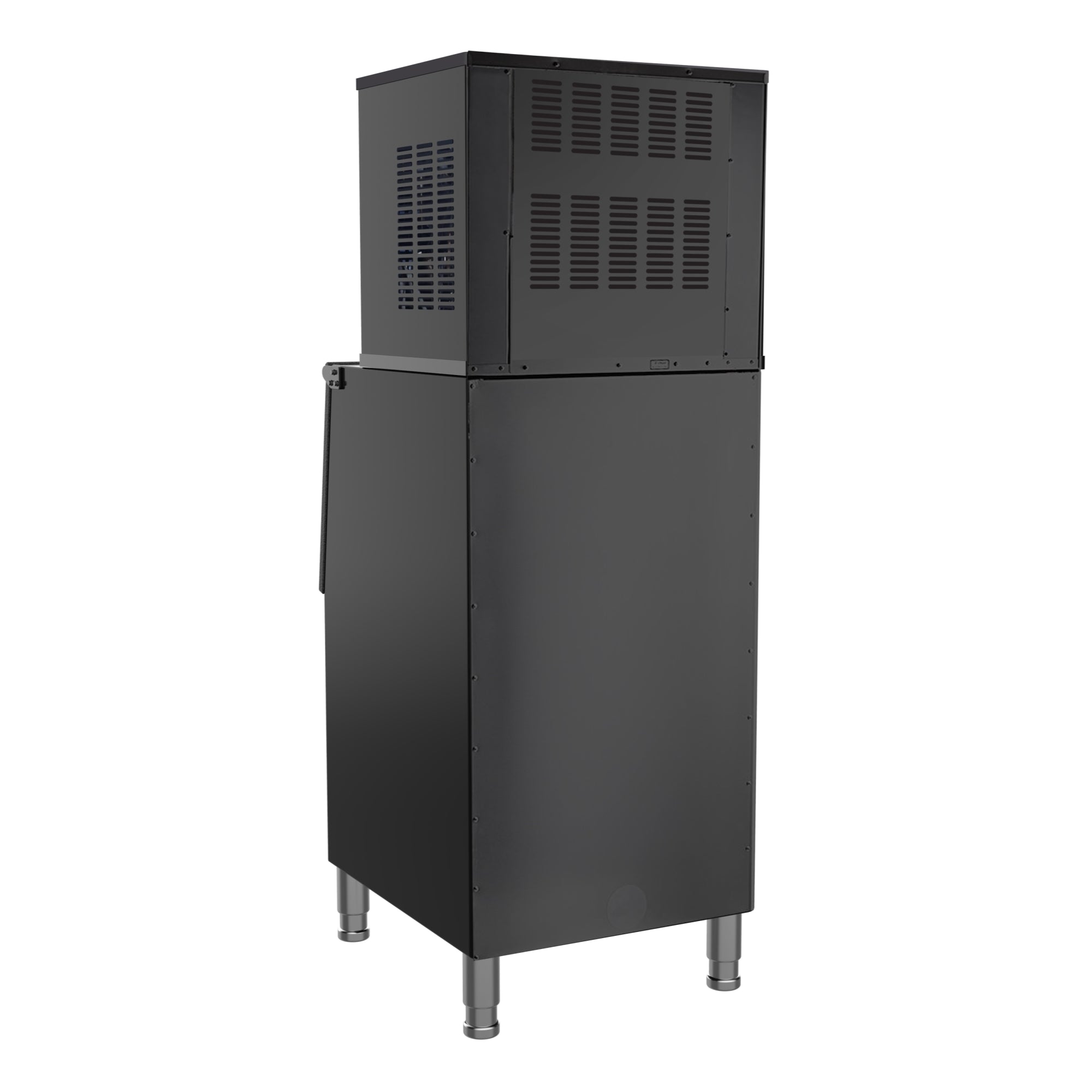 25 in. Stainless-Steel Commercial Air-cooled Modular Ice Maker with Full Cube Production, 315lbs/24h