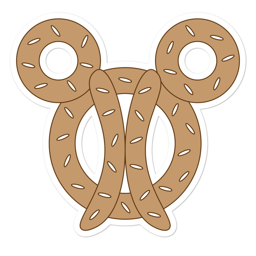 Mickey Pretzel Sticker