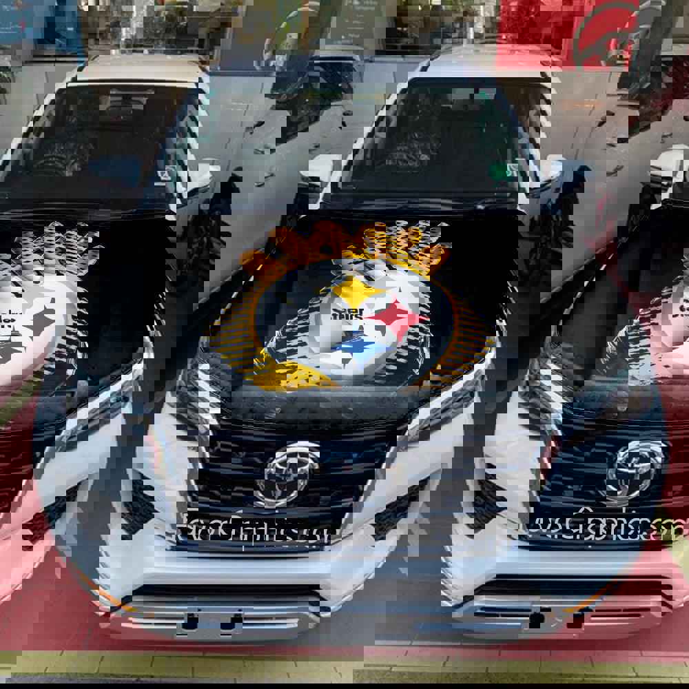 Pittsburgh Steelers Itasha Car Vinyl Hood Wrap Decal Sticker
