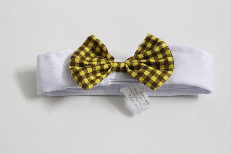 Hot Sales Red Cotton Dog Bowtie Collar for Wedding and Holiday Decoration