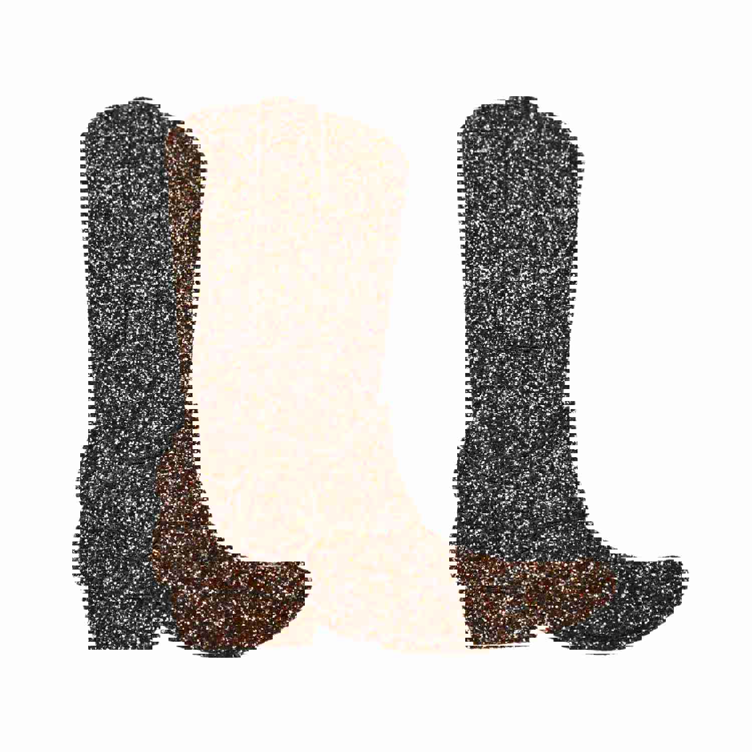 Cowboy Boot EVA Foam Decorations, 2.5-inch, 10-Pack for Western-Themed Parties