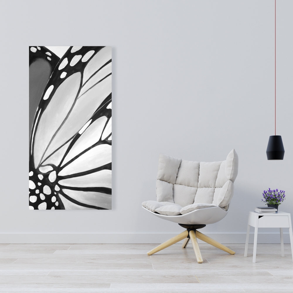 Monarch Wings Closeup - Fine Art Gallery Wrapped Canvas 16x48