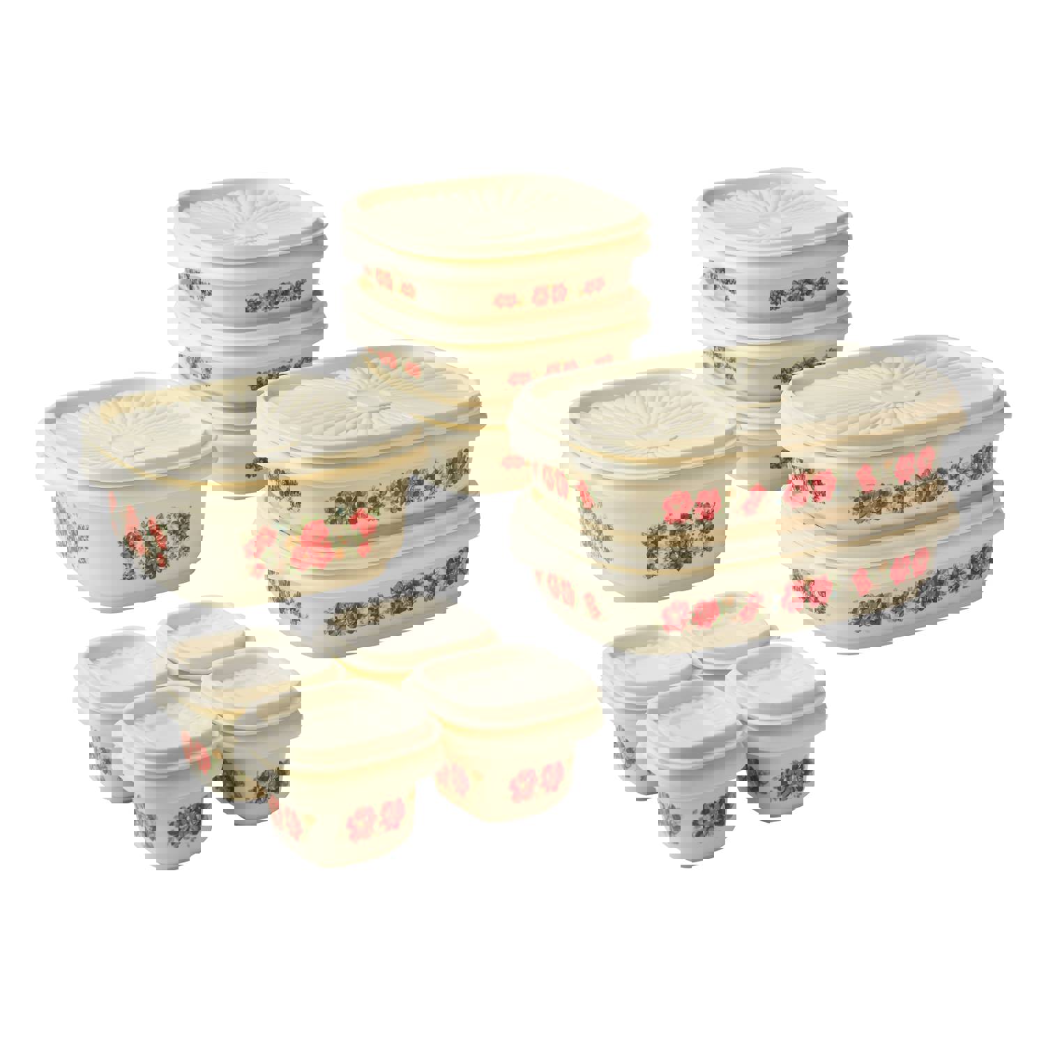 Assorted Food Storage Set (20 Pcs) - BPA Free, Microwave & Dishwasher Safe