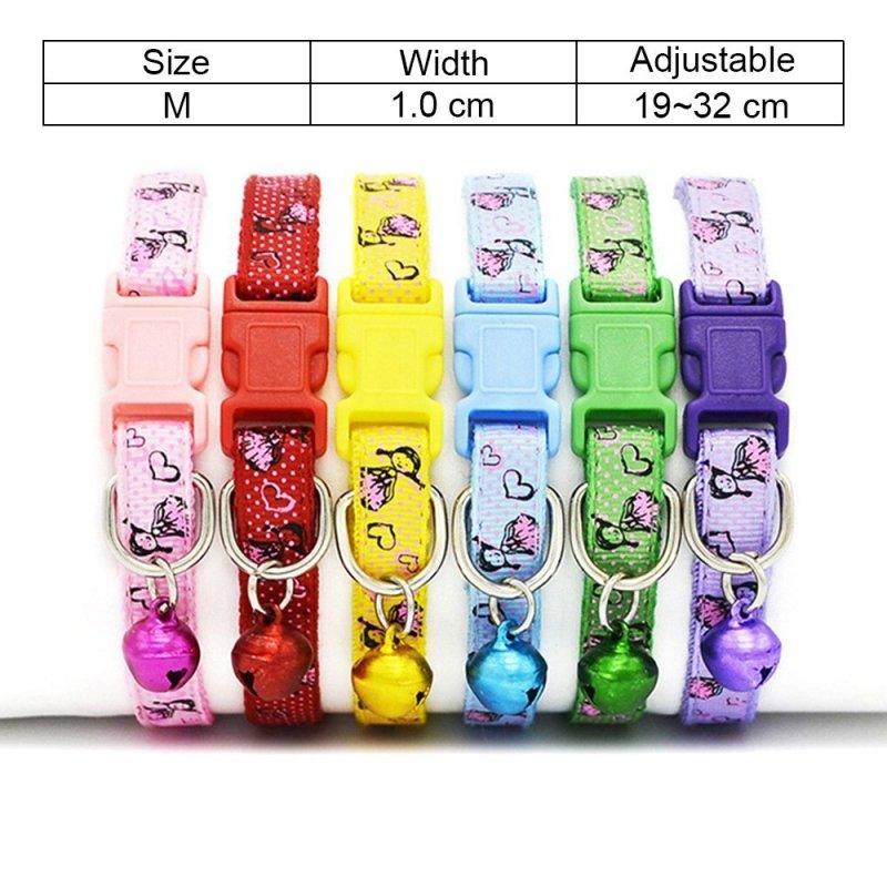 Adjustable Safety Cat Collar with Reflective Design for Small Dogs and Cats