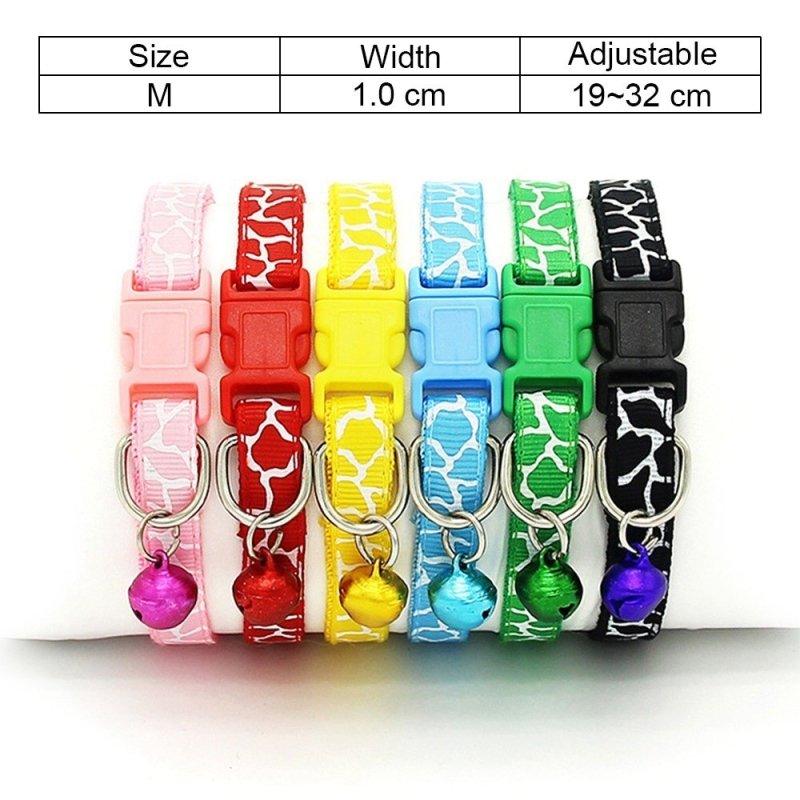 Adjustable Safety Cat Collar with Reflective Design for Small Dogs and Cats