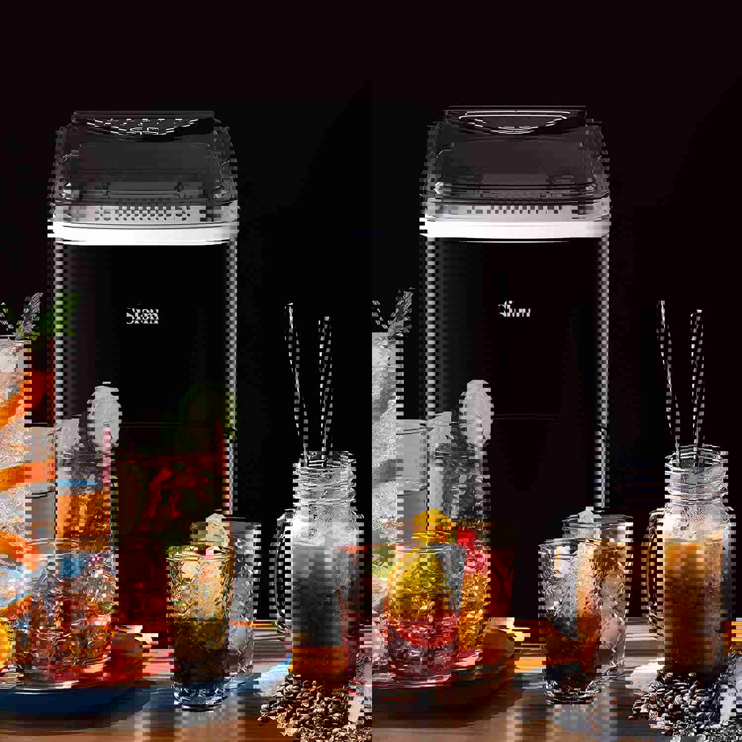 Countertop Ice Maker - 9 Cubes in 6 Mins, 26Lbs/24Hrs, Self-Cleaning with Ice Scoop & Basket, 2 Ice Sizes, Black