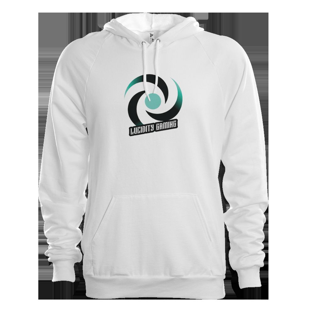 Lucidity Gaming White Hoodie - Premium Comfort & Style