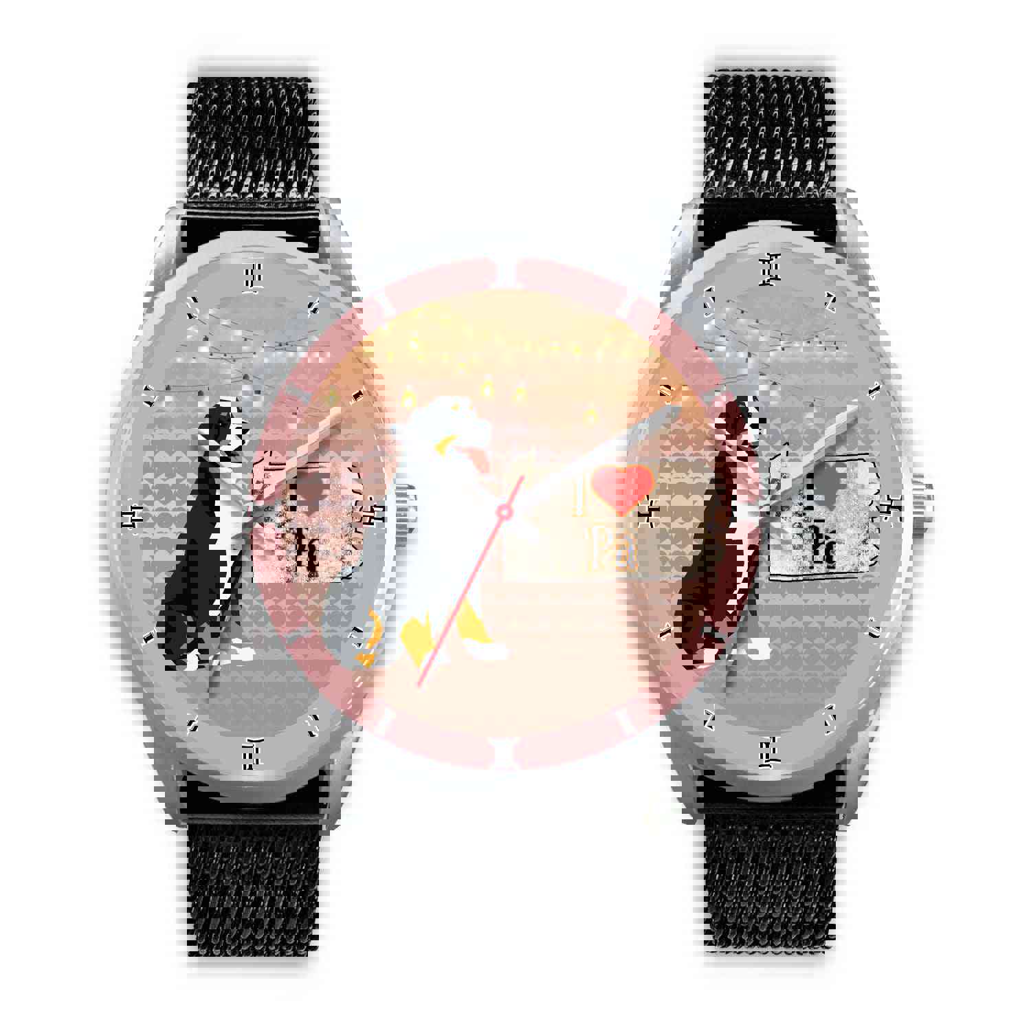 Bernese Mountain Dog Pennsylvania Christmas Special Wrist Watch