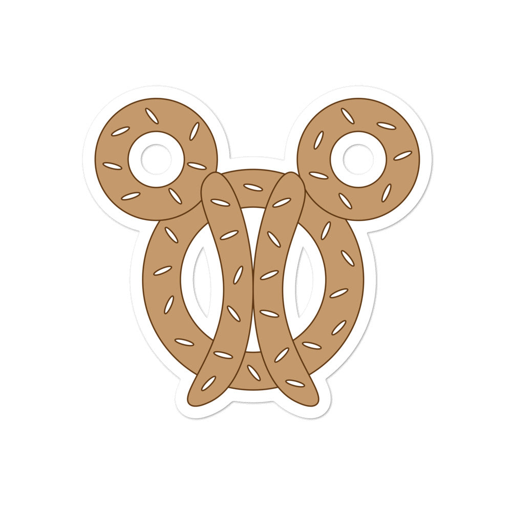 Mickey Pretzel Sticker